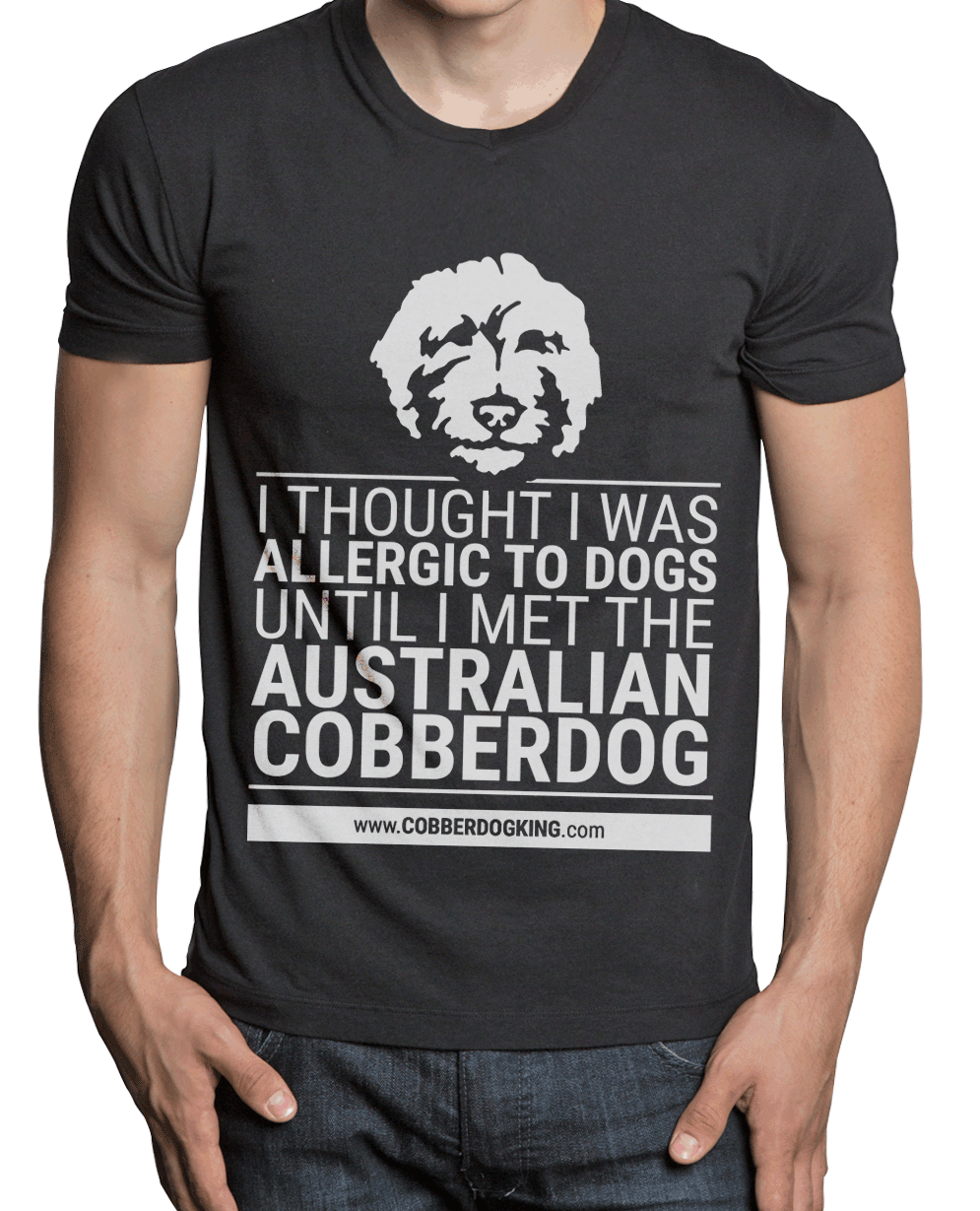 Australian Cobberdog hypoallergenic dog t-shirt